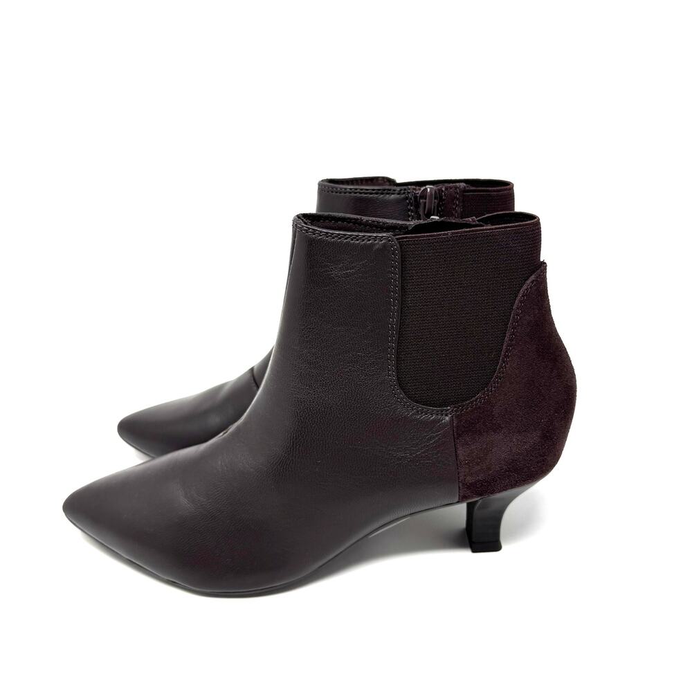 Clarks Women's Kepley Erin Fashion Boot, Dark Brown Leather, Size 5 - Picture 5 of 7